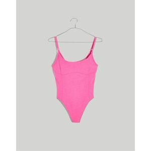 Outdoor Voices Move Free Pink Leotard Bodysuit Size M